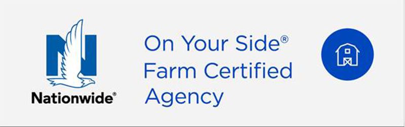 Farmer Insurance - On Your Side Farm Certified Agency Nationwide Badge